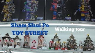 Hong Kong Toy Street in Sham Shui Po during Christmas season discoverhongkong [upl. by Nerral]