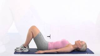 How to do a pelvic tilt lying down [upl. by Nicoli]