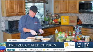 Smiths Chef Jeff makes pretzelcoated chicken part 1 [upl. by Hallvard272]