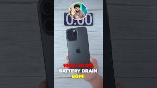 iPhone 16 Pro Max  BGMI 100 to 0 Battery Drain Test [upl. by Bastian]