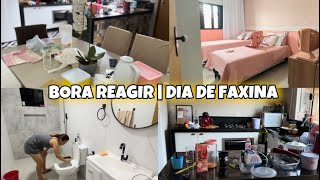 DOSE DE ÂNIMO 🏠 DIA DE FAXINA  PASSOU UM FURACÃO NA COZINHA 😱 [upl. by Atinauq]