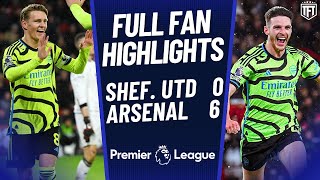 Arsenal ARE INCREDIBLE Sheffield United 06 Arsenal Highlights [upl. by Sibby]