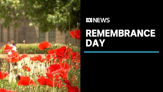 Remembrance Day 2020 commemorated at Australian War Memorial in Canberra  ABC News [upl. by Haukom]