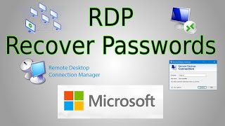 How to Recover lost RDP Passwords Decrypt Remote Desktop Connection Manager saved passwords [upl. by Saduj123]