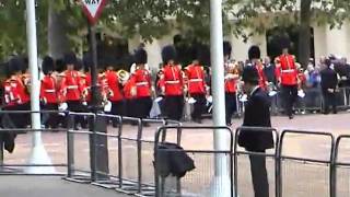 Trooping the Colour 1st rehersal Grenadiers Colour [upl. by Esorylime]