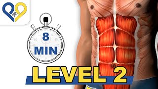 Abs workout how to have six pack  Level 2 [upl. by Morry]