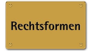 Rechtsformen [upl. by Summers]