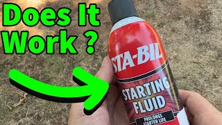 STABIL Starting Fluid  Prolongs Starter Life  Upper Cylinder Lube  for Gasoline and Diesel [upl. by Euqina371]