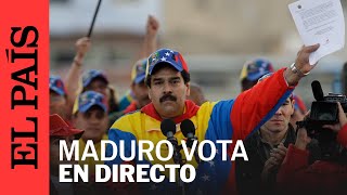 DIRECTO  El presidente Nicolás Maduro vota en las elecciones presidenciales de Venezuela  EL PAÍS [upl. by Debora]