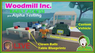 Roblox Woodmill Inc EARLY ACCESS  PreAlpha Testing [upl. by Naved]