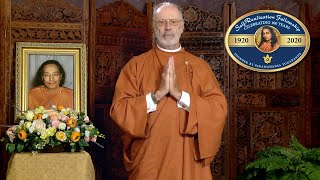 Morning Meditation Led by SRF Monastic  August 14  2020 SRF Online World Convocation [upl. by Grady]