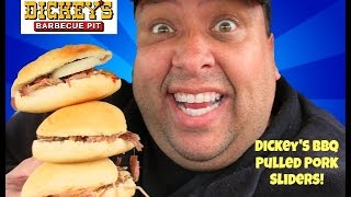 Dickeys Barbecue Pits© Pulled Pork Sliders REVIEW [upl. by Wenda]