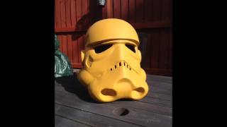 Pepakura Stormtrooper helmet build [upl. by Dimphia82]