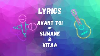 Lyrics Avant Toi [upl. by Valeria]