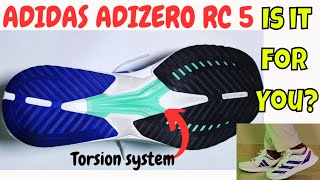 Adidas Adizero RC 5 run review on feet adios adidasrunning bestrunningshoes rc5 [upl. by Winton]