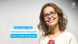 FAO Science and Innovation Forum interview with Ismahane Elouafi [upl. by Eihtur]