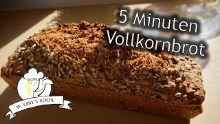 Thermomix® 5 Minuten Vollkornbrot ohne Gehzeit [upl. by Tedi]