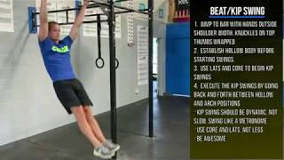 How to do kipbeat swings  CrossFit Joust [upl. by Otrebmuh47]