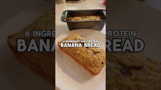 🍌HIGH PROTEIN BANANA BREAD🍞 recipe fitnessfood easyrecipe snacks food yummy cooking shorts [upl. by Leilah]