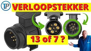 VERLOOPSTEKKER 13 naar 7 POLIG VERLOOPSTEKKER ADAPTER 137 shorts [upl. by Isadora]