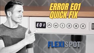 Standing Desk E01 error FlexiSpot  Quick Solution [upl. by Ilenay]