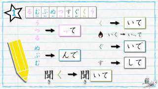 Learn Japanese verb conjugation TE form て形 [upl. by Menashem326]