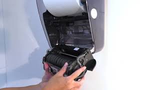 Katrin System Towel Dispenser Mechanism Change Tutorial video [upl. by Anekahs269]