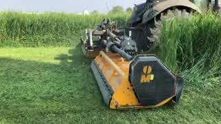 Müthing MU F860 im Sudangras am Deutz 9340 TTV Warrior [upl. by Atisor]