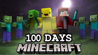 100 Days on a Zombie Apocalypse in Minecraft [upl. by Eciram]