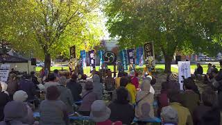 Taiko performers at Chrysanthemum festival [upl. by Acireed]