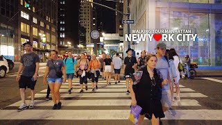 4K NEW YORK CITY  Manhattan Summer Walk Lexington Avenue 57th Street amp 5th Avenue Travel USA [upl. by Ecaidnac]