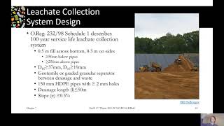 73E Leachate Collection Systems [upl. by Oynotna]