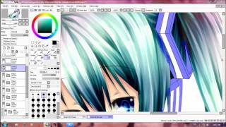 Speed Paint Miku Hatsune [upl. by Jermaine]