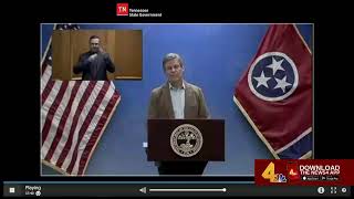 LIVE Tennessee governor other officials provide COVID19 update [upl. by Sinnoda222]