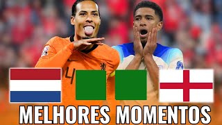 HOLANDA X INGLATERRA  GOLS E MELHORES MOMENTOS HD  EUROCOPA Jude Bellingham Harry Kane [upl. by Fafa]