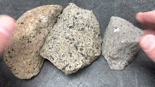 Rock Identification with Willsey Volcanic Rocks andesite dacite rhyolite [upl. by Ephrayim]