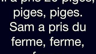 La Fouine Du FermeMes Repère with lyrics [upl. by Airehs]