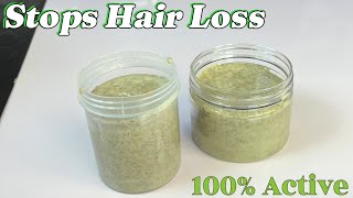 Say Goodbye To Hair Loss With This Simple Home Hair Solution  Hair Cream For Hair Loss [upl. by Acnayb]