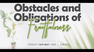 DIGGING DEEP SERVICE  16052023 OBSTACLES amp OBLIGATIONS OF FRUITFULNESS BY AP DEMOLA OGUNFEYIMI [upl. by Wharton]