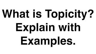 Enantiotopic Diastereotopic and homotopic protons [upl. by Attekram]