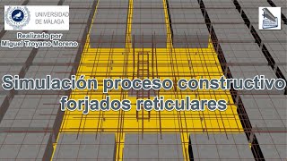 Simulación constructiva de forjados Reticulares [upl. by Enilasor]