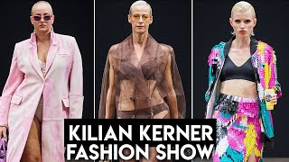 GNTM Models Viola Martina amp Dascha auf der KILIAN KERNER Show  Fashion Week 2022 [upl. by Dafodil]