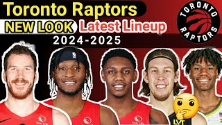 Toronto Raptors Final ROSTER Details 202425  Raptors Lineup 202425 [upl. by Nyrtak]