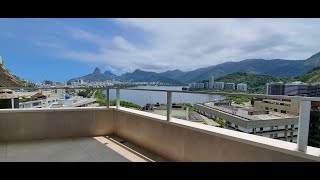 Apartamento à venda na Lagoa com vista deslumbrante 3 quartos 3 vagas 1 suíte e infra  4689 [upl. by Brock]