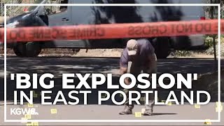 Police respond to suspected explosion in East Portland neighborhood [upl. by Alten]