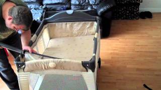 Assembling the Graco Travel Cot and Bassinet amp changing table [upl. by Ayom170]