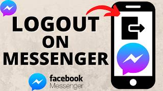 How to Logout of Messenger  Sign Out of Facebook Messenger [upl. by Terrill430]