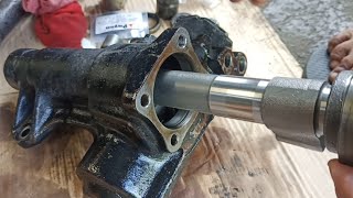 How to replace oilseal on steering Gearbox L200 MITSUBISHI [upl. by Liddie382]