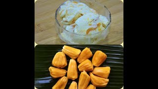 3INGREDIENT NATURALS JACKFRUIT ICECREAM  ചക്കപ്പഴം ഐസ്ക്രീം  कटहल  फणस [upl. by Esirahs517]