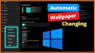 How to change wallpaper automatically in pc [upl. by Notnil]